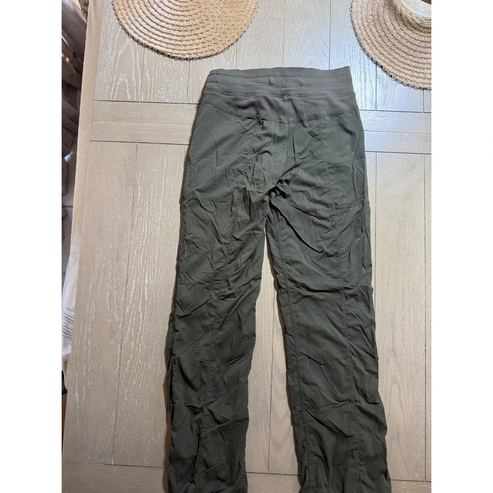 Lululemon Dance Studio Pants Size 4 Olive Green Mid Rise Full Length - Picture 6 of 15